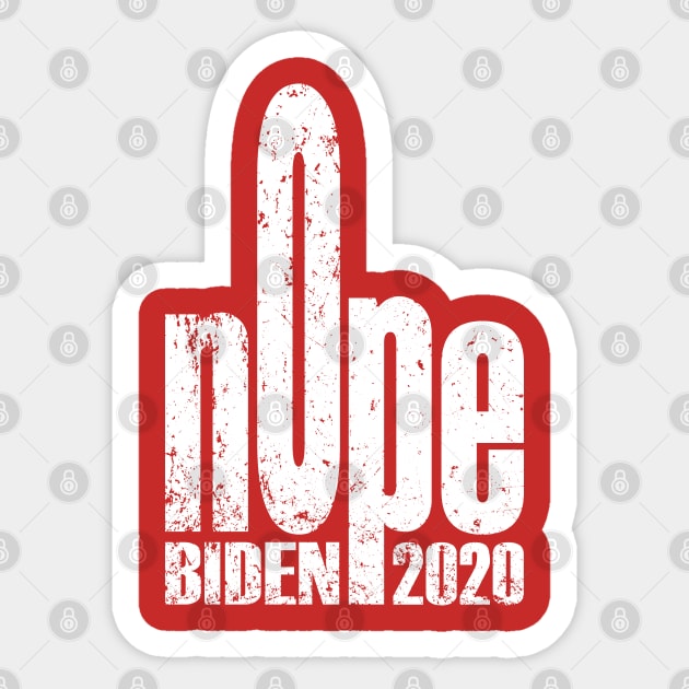 Vintage Biden 2020 Nope Sticker by Etopix